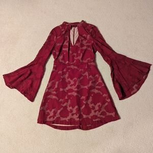 Lucy Paris Red Lace Dress